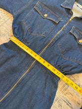 Load image into Gallery viewer, True Vintage Joni Blair Denim Zipper Dress (Womens, See Measurements)