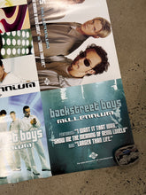 Load image into Gallery viewer, Vintage 1999 Double Sided Backstreet Boys Detachable Poster (24x36)