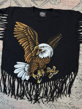 Load image into Gallery viewer, Vintage Cut Up Fringe Eagle T-Shirt (L)