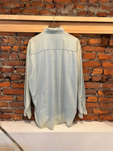 Load image into Gallery viewer, Vintage Distressed 1998 Clint Black Concert Denim Shirt (XL)