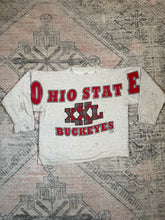 Load image into Gallery viewer, Vintage Distressed Ohio State Buckeyes Spellout Crewneck (L)