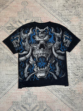 Load image into Gallery viewer, 2007 Liquid Blue Skull All Over Print Shirt (2XL)