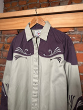 Load image into Gallery viewer, Vintage Midwest Garment Co Western Pearl Snap Shirt (XL)