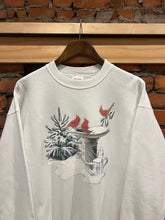 Load image into Gallery viewer, Vintage Snowtime Robins Crewneck (L)