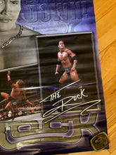 Load image into Gallery viewer, Vintage The Rock WWF Poster (22x34.5)