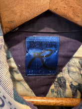 Load image into Gallery viewer, Vintage All Over Print Blue Cowboy Western Shirt (XL)