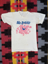 Load image into Gallery viewer, True Vintage Mr. Bubble Double Sided Shirt (16x23.5)