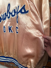 Load image into Gallery viewer, Vintage 80s Cowboys OKC Bar Satin Jacket (XL)