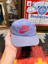 Load image into Gallery viewer, Vintage 80s Faded Blue Nike Snapback Hat (S/M)
