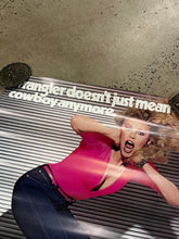 Load image into Gallery viewer, Vintage 80s Wrangler Dog Bite Advertisement Poster (20x28inch)