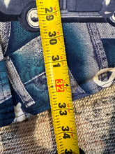 Load image into Gallery viewer, Vintage All Over Print Blue Cowboy Western Shirt (XL)