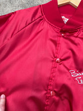 Load image into Gallery viewer, Vintage 90s Bill Elliot Budweiser Nascar Satin Jacket (XL)