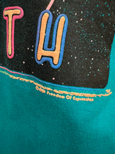 Load image into Gallery viewer, Vintage 1991 Planet Earth Puffy Print Shirt (S)