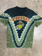 Load image into Gallery viewer, Vintage 90s Marines Tie Dye Shirt (L)