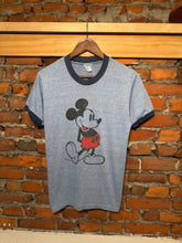 Load image into Gallery viewer, Vintage 80s Mickey Mouse Ringer T-Shirt (M)