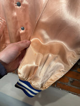 Load image into Gallery viewer, Vintage 80s Cowboys OKC Bar Satin Jacket (XL)