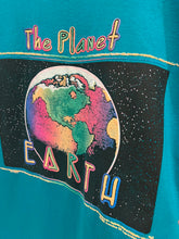 Load image into Gallery viewer, Vintage 1991 Planet Earth Puffy Print Shirt (S)