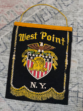 Load image into Gallery viewer, Vintage West Point Pennant Flag