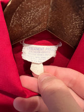 Load image into Gallery viewer, Vintage 70s Red Button Up Shirt With Belt (WM)