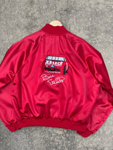 Load image into Gallery viewer, Vintage 90s Bill Elliot Budweiser Nascar Satin Jacket (XL)