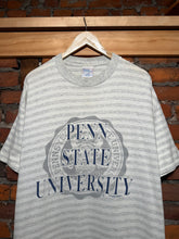 Load image into Gallery viewer, Vintage 90s Penn State Striped T-Shirt (XL)