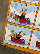 Load image into Gallery viewer, Vintage 1977 Mad Magazine Fishing Poster (21x32)