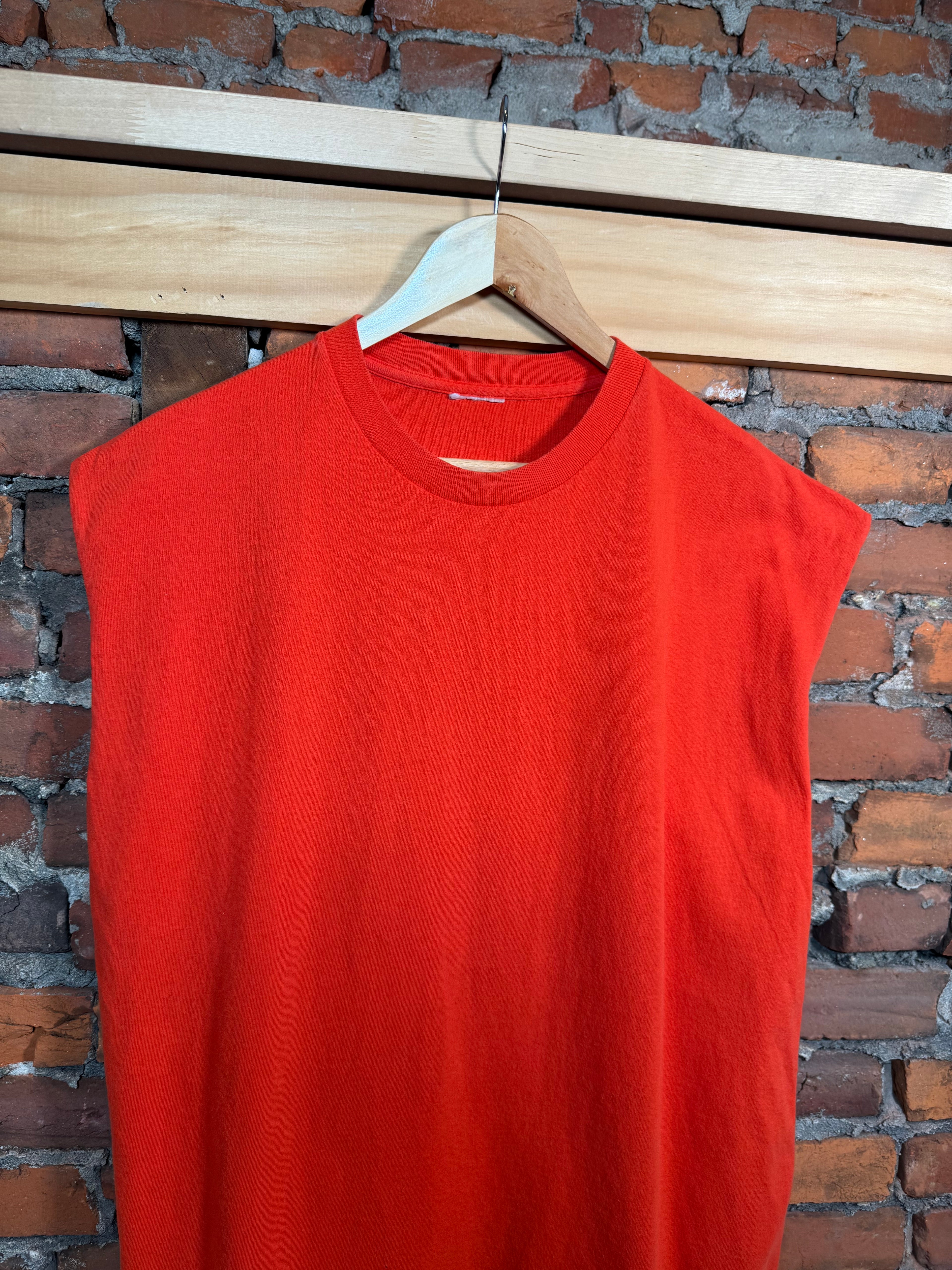Vintage Orange Cutoff Tee (XL)