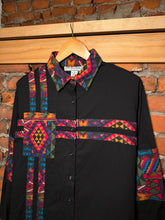 Load image into Gallery viewer, Vintage 1994 Crazy Pattern Western Shirt (WXL)

