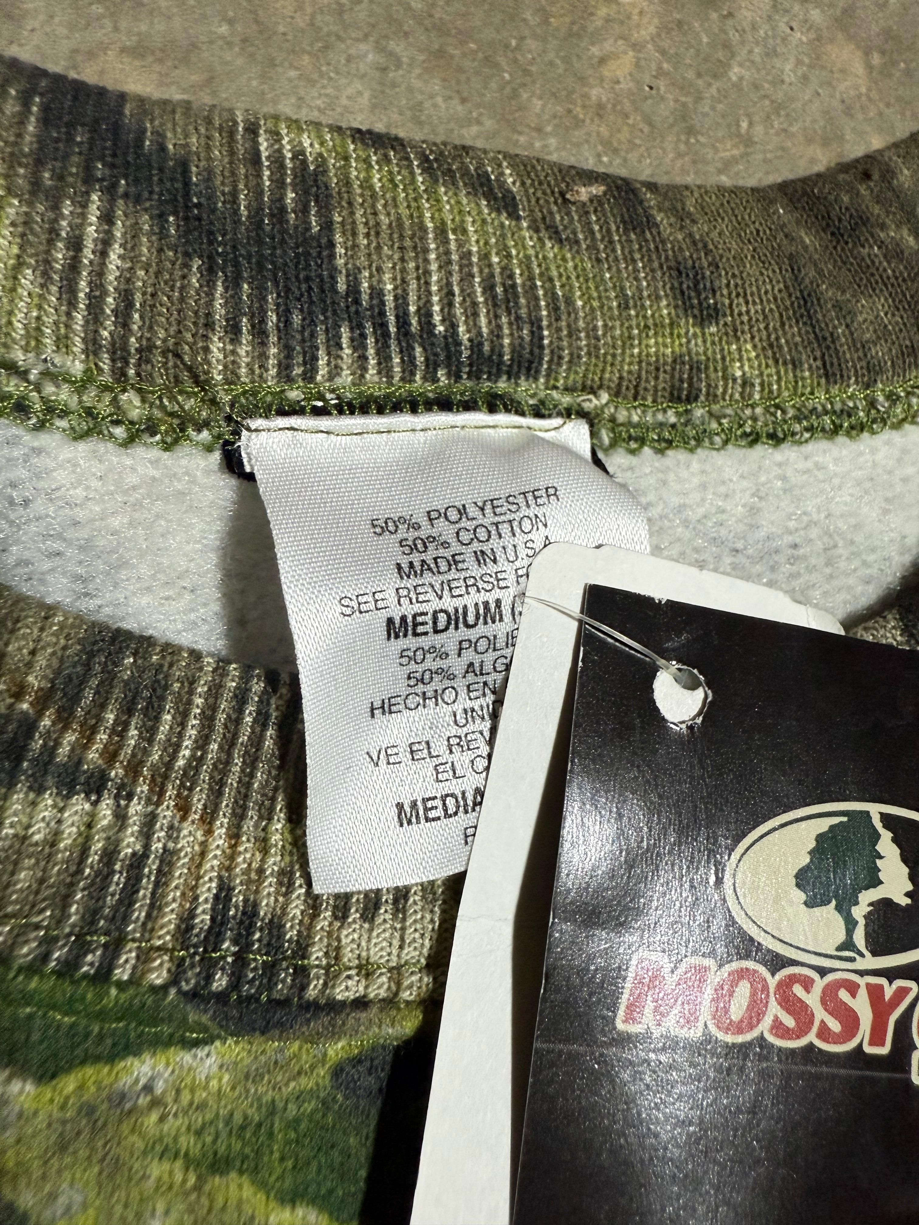 Vintage Mossy Oak Camo Crewneck (M)