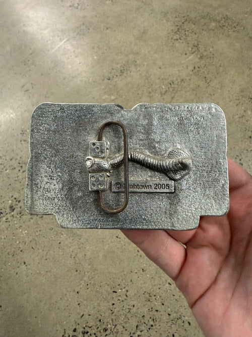 2000s Chaos Panic Disorder Belt Buckle
