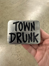 Load image into Gallery viewer, 2000s Town Drunk Belt Buckle
