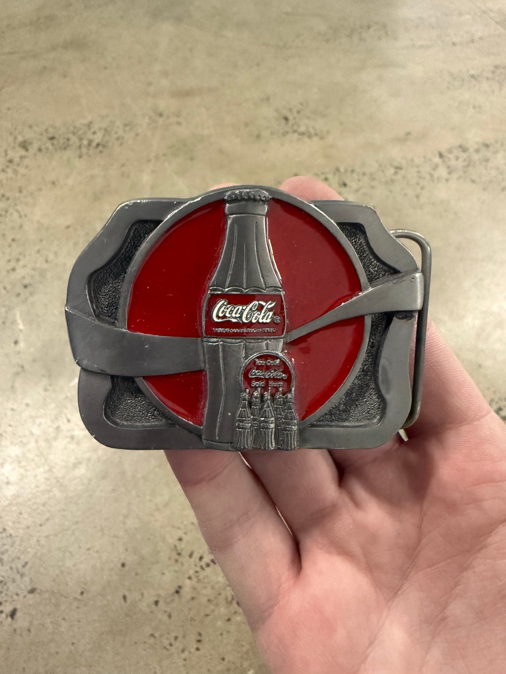 Vintage Coca Cola Bottle Belt Buckle
