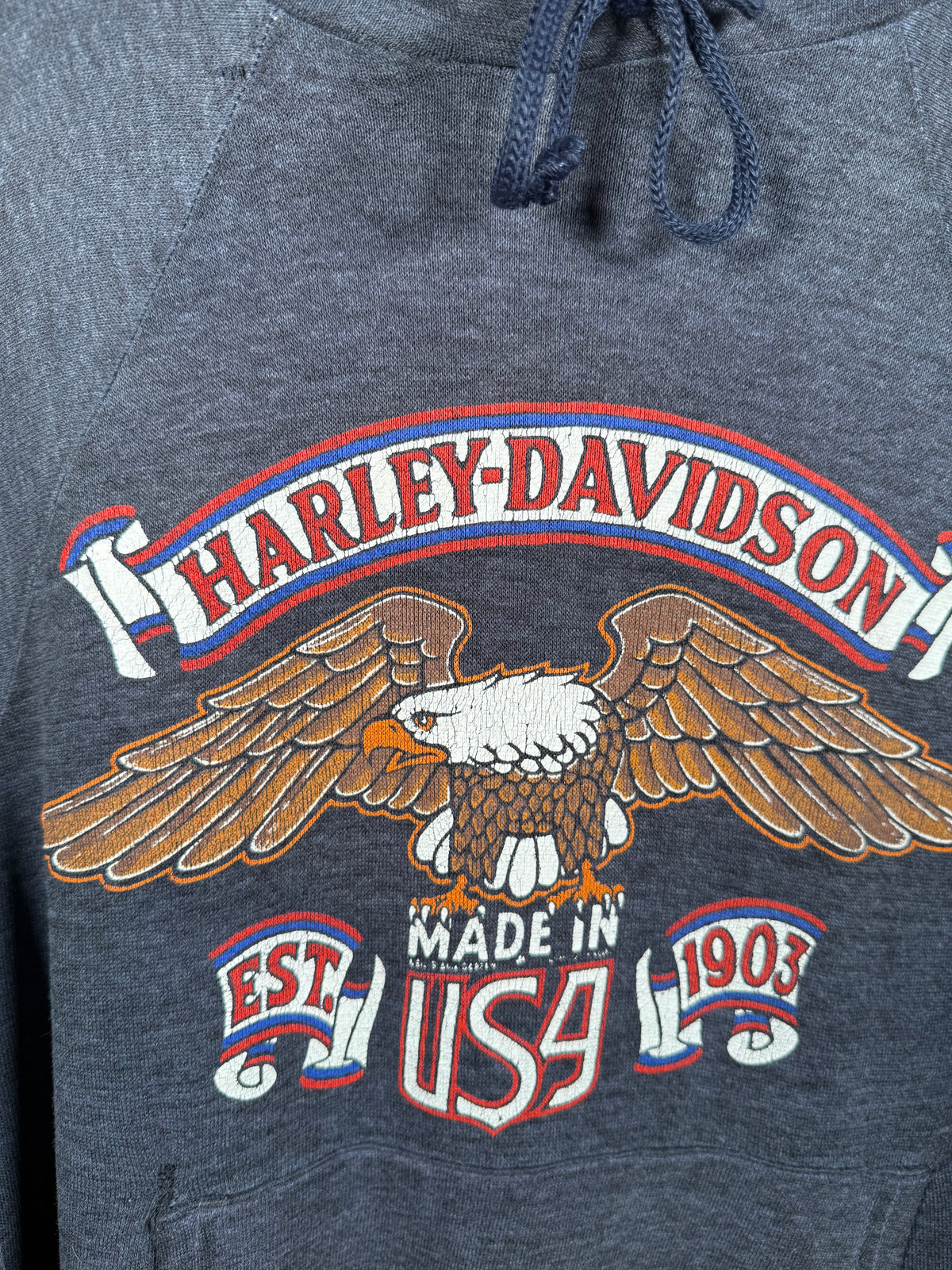 Vintage 80s Harley Davidson California Hoodie (M)