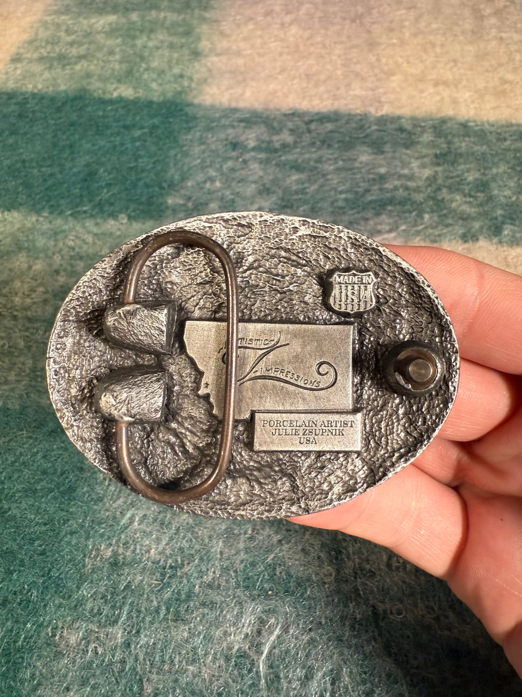 Vintage Lab Belt Buckle
