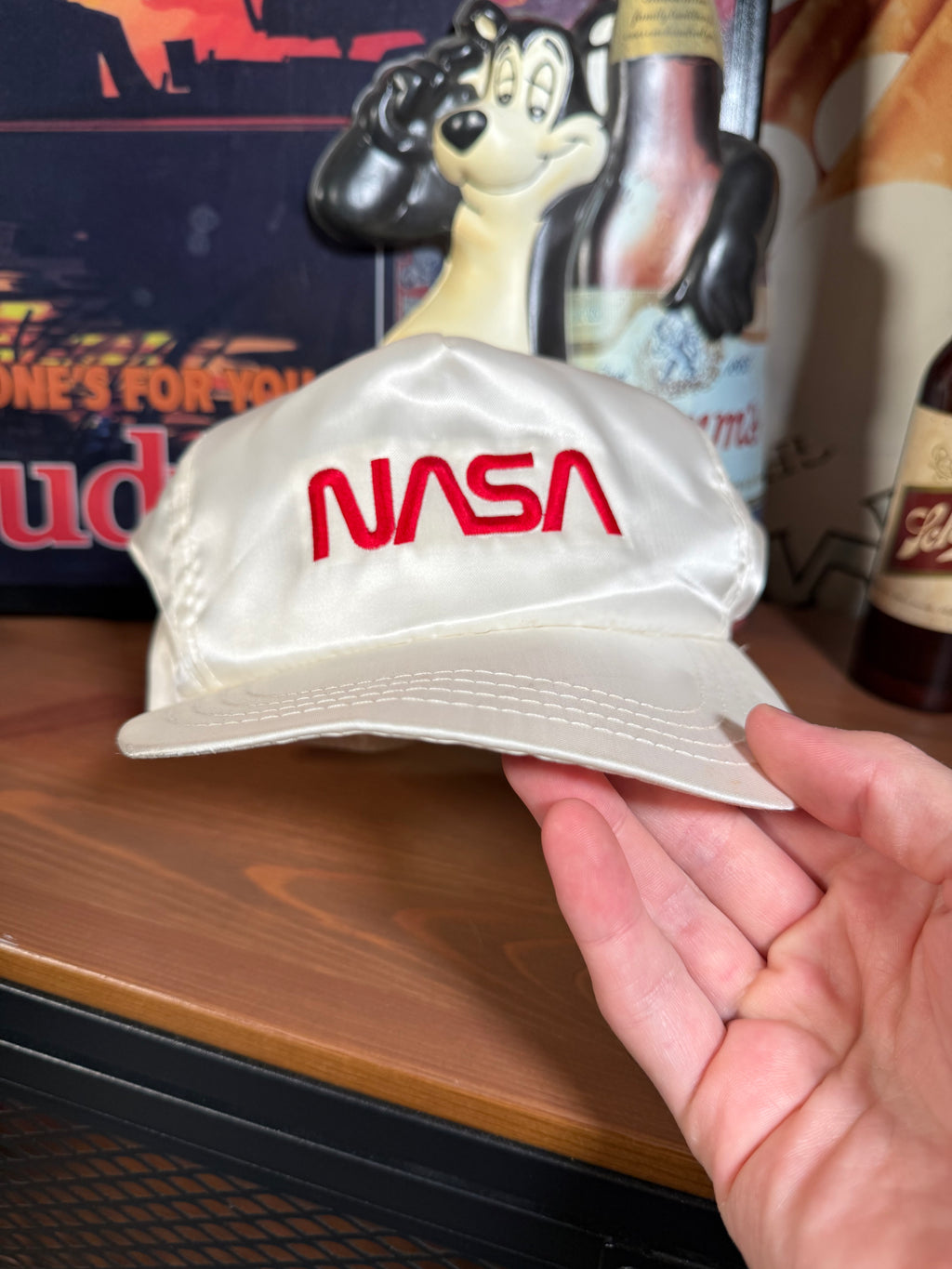 Vintage Nasa Satin Snapback Hat (Flaw)