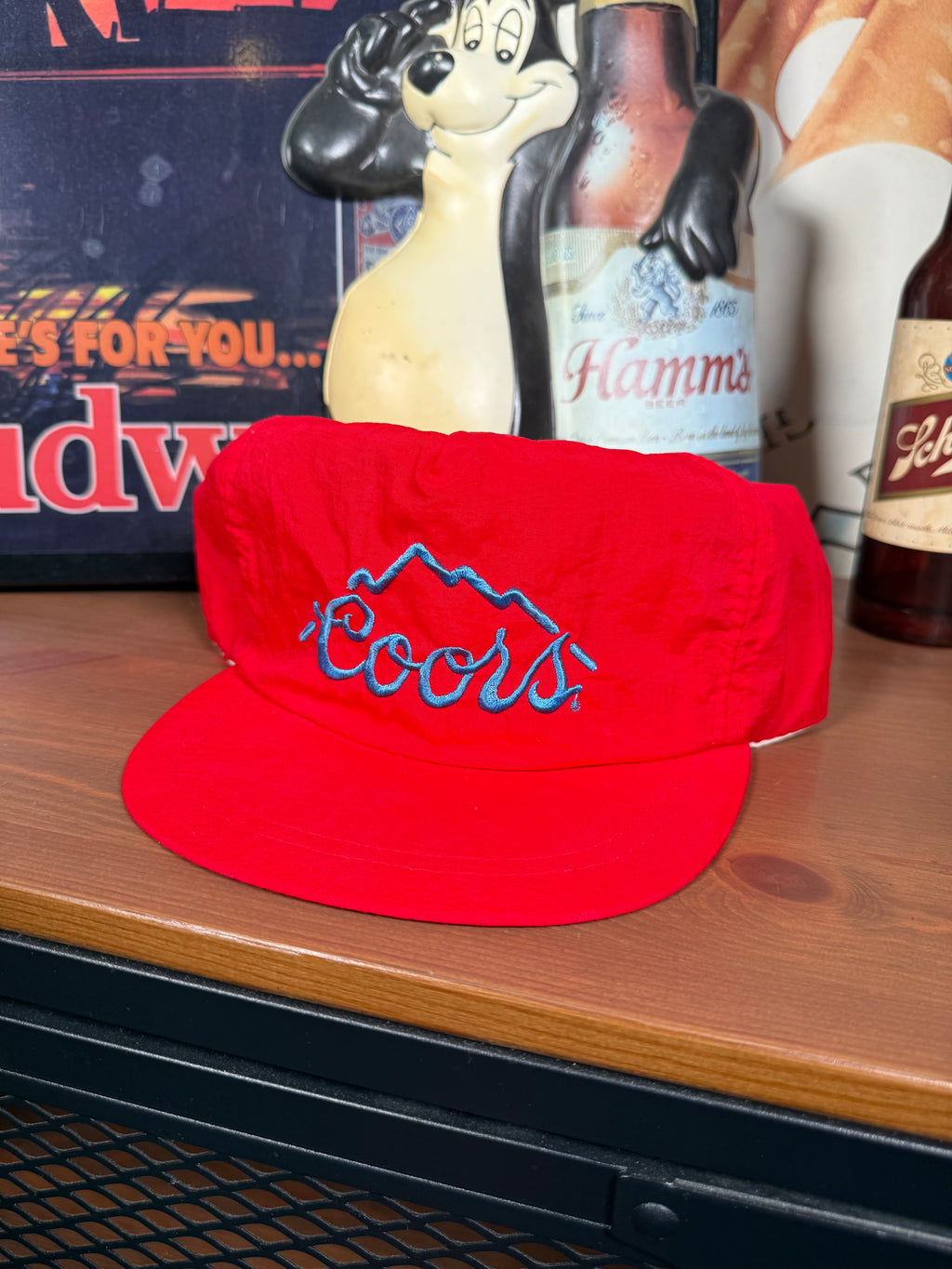 Vintage Coors Leather Strap Hat