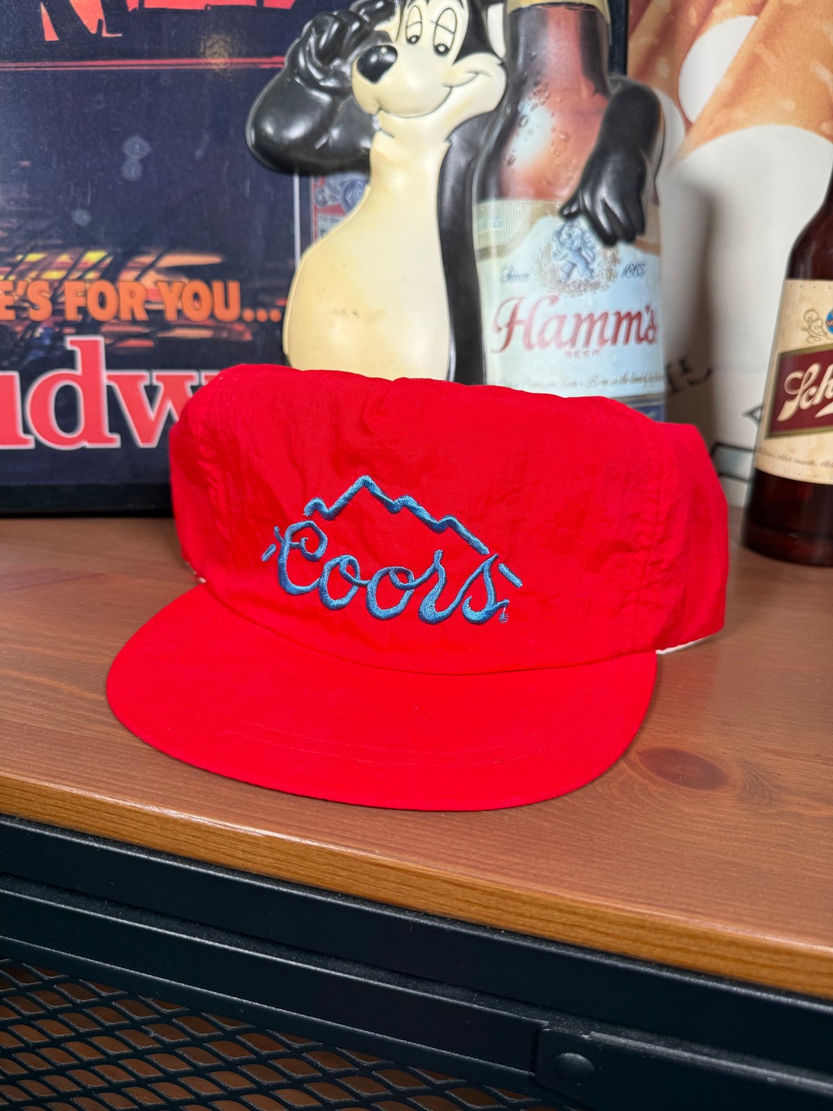 Vintage Coors Leather Strap Hat