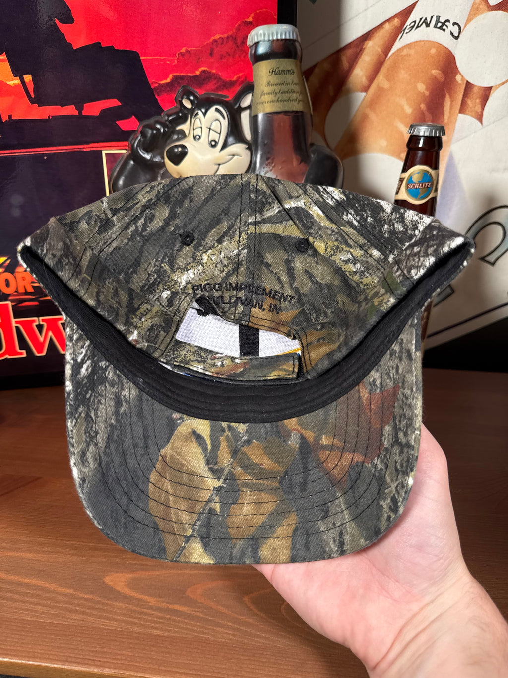 Vintage Y2K New Holland Agriculture Camo Hat