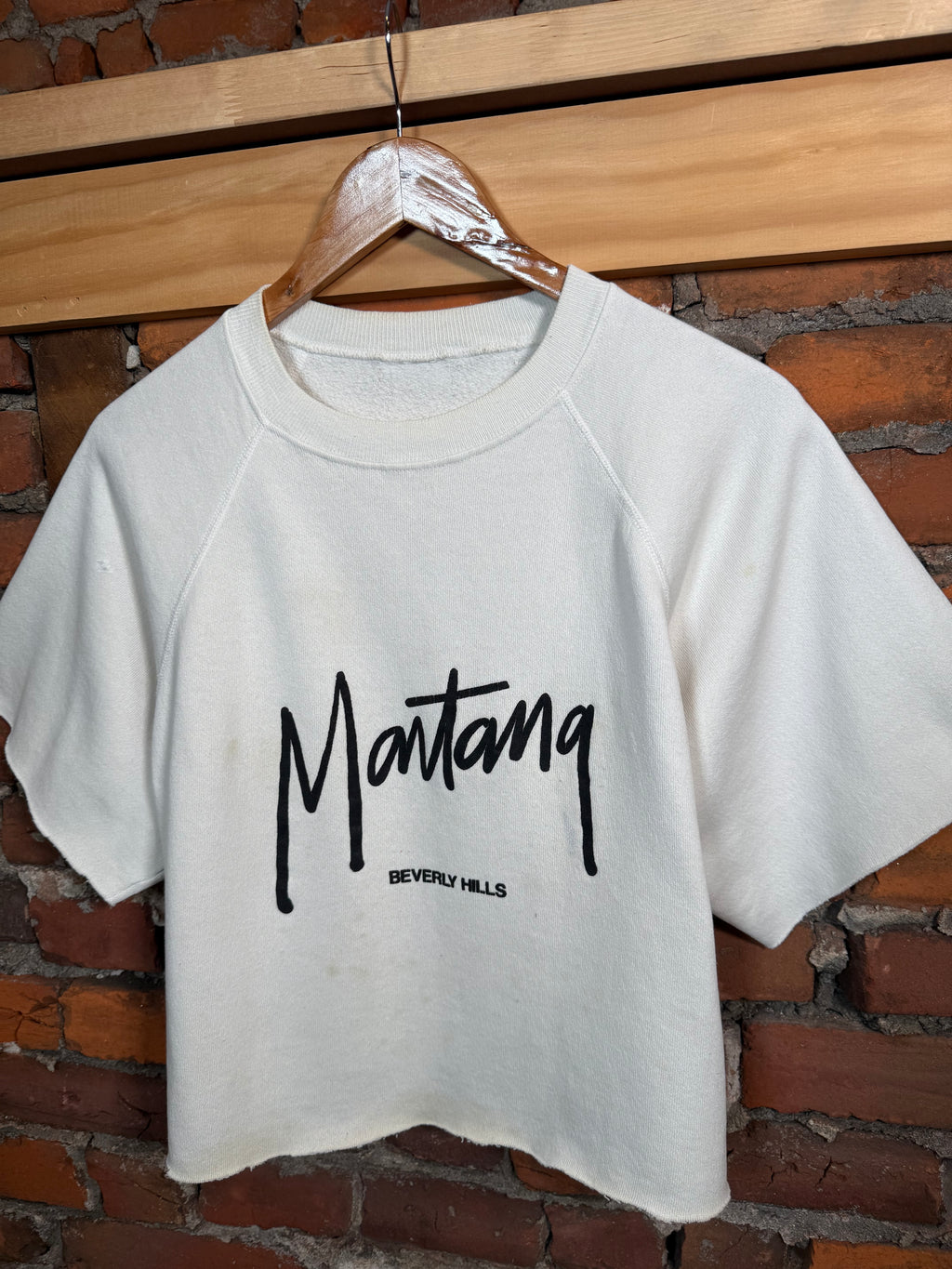 Vintage Cropped Beverly Hills Sweatshirt (WM)