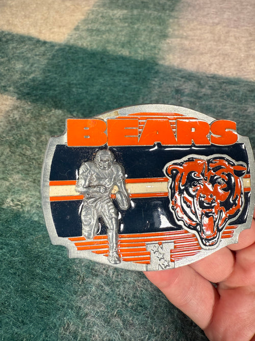2000s Chicago Bears Football Player Belt Buckle