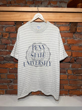 Load image into Gallery viewer, Vintage 90s Penn State Striped T-Shirt (XL)
