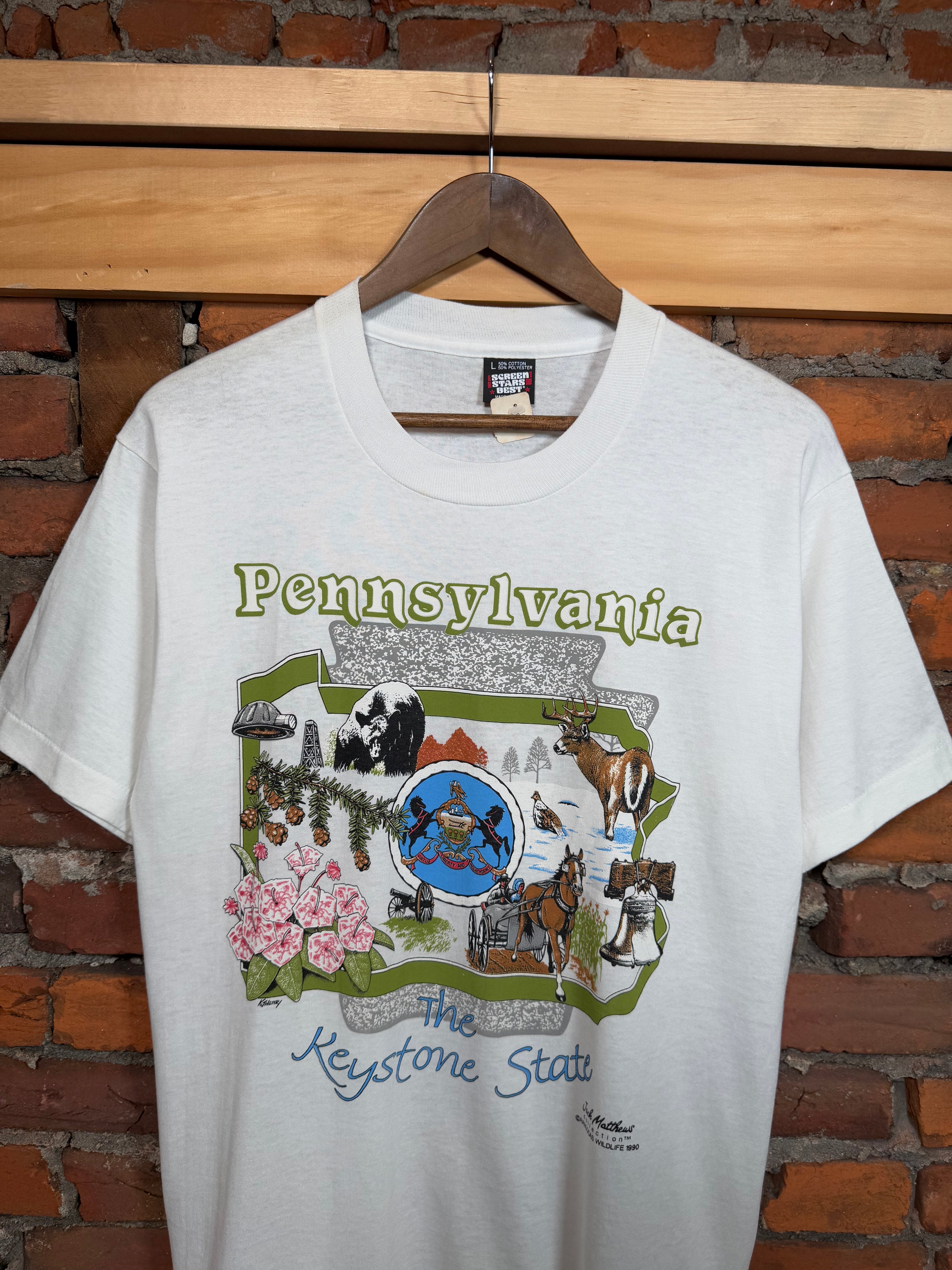 Vintage Pennsylvania The Keystone State Shirt (L)