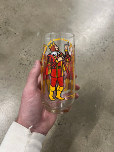 Lot of 2 Vintage 70s Burger King Glasses