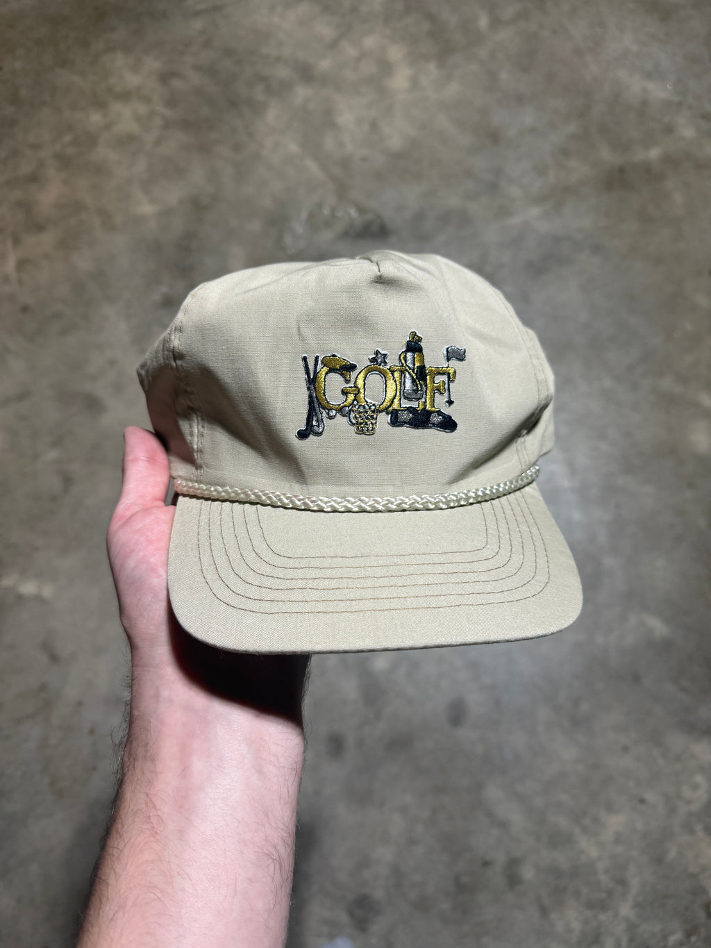 Vintage Golf Rope Hat
