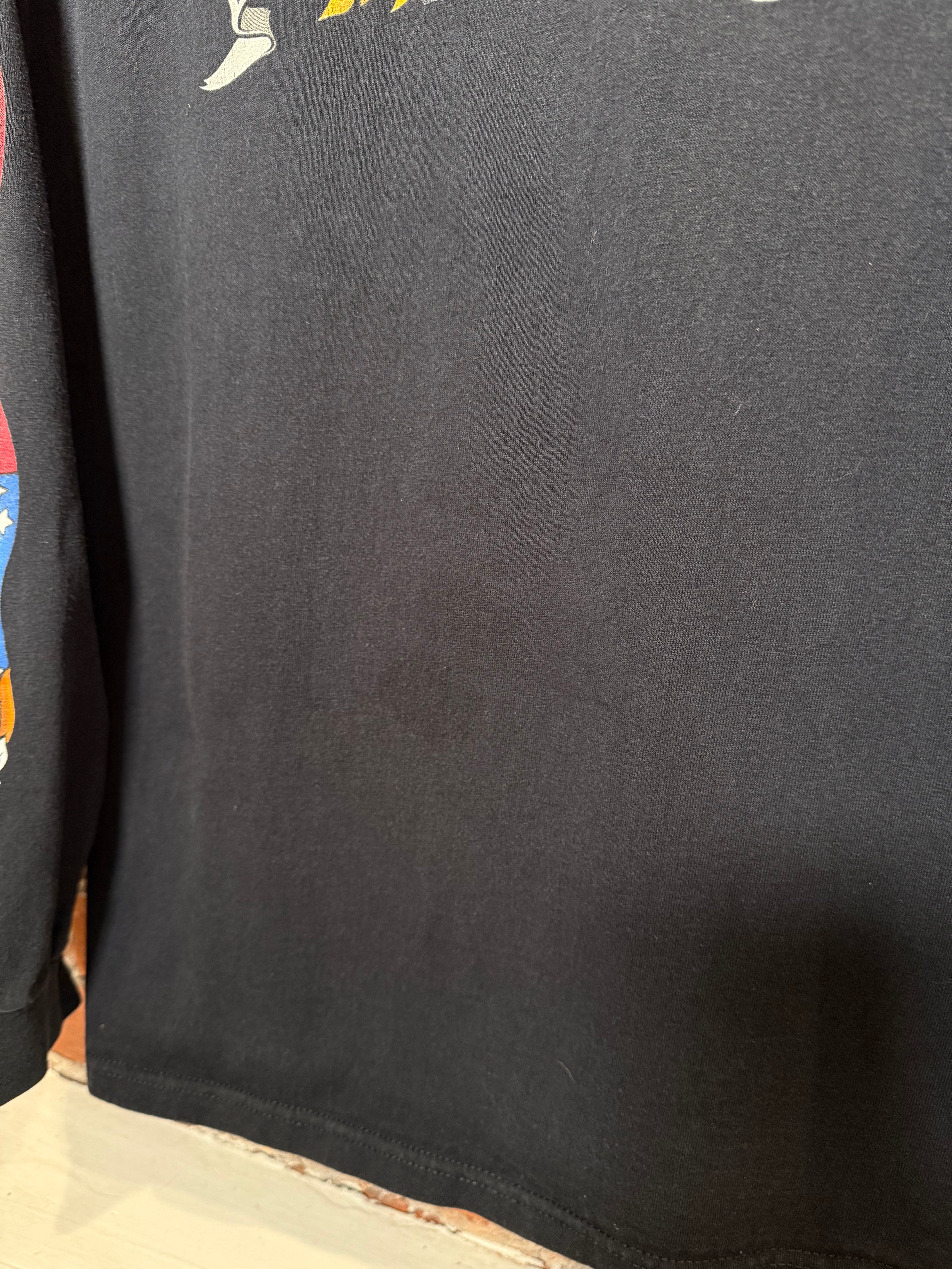 Vintage Pitbull Leather Leather Company Longsleeve Biker Shirt (L)