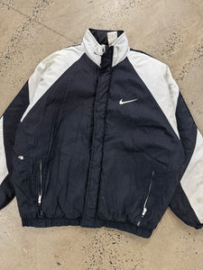 Vintage 90s Nike Black and White Jacket (L)(Flaws)