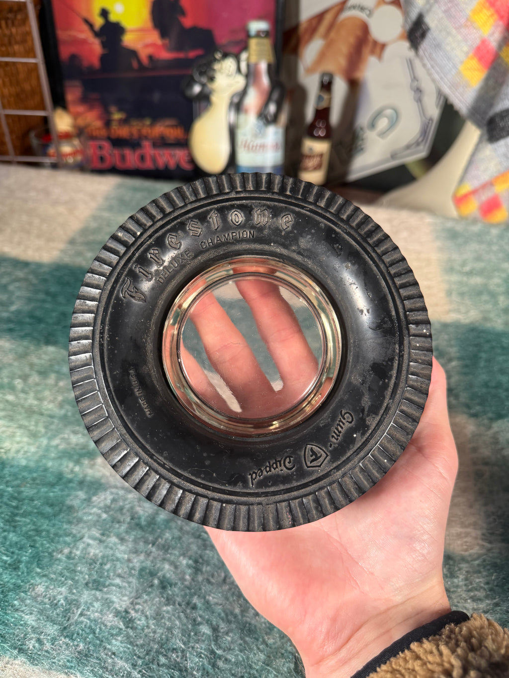 Vintage Firestone Tire Ashtray