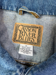 Vintage 90s Canyon River Blues Jean Jacket (XL)