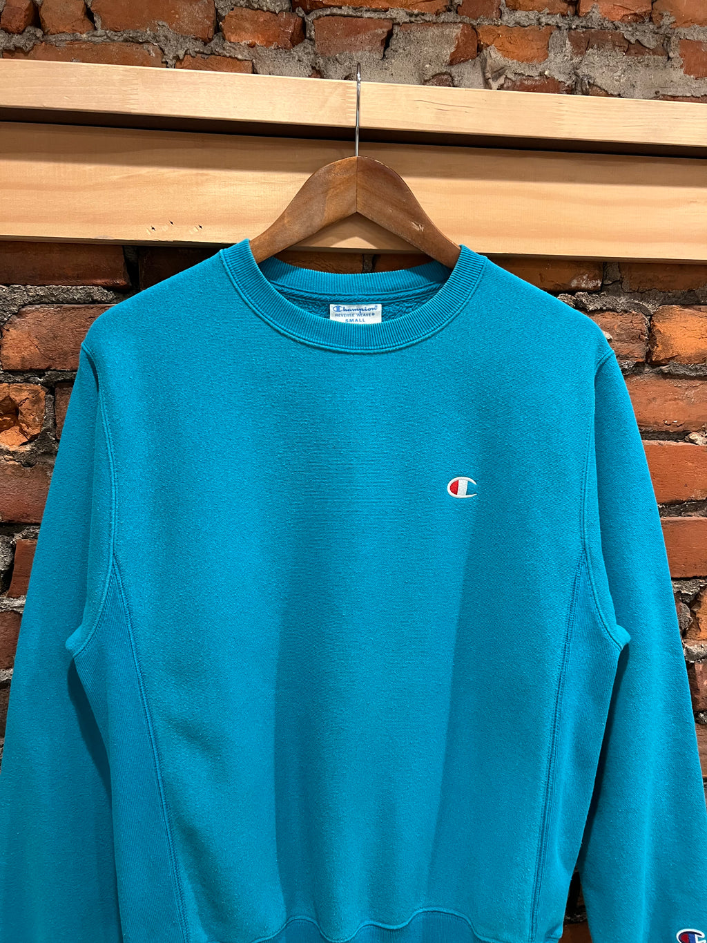 Modern Blue Champion Reverse Weave Crewneck (S)