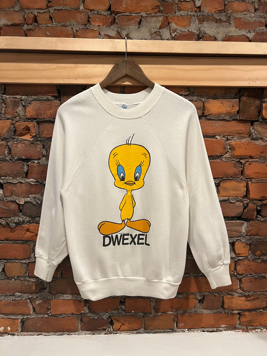 Vintage 80s Tweety Bird Drexel University Crewneck (WS)